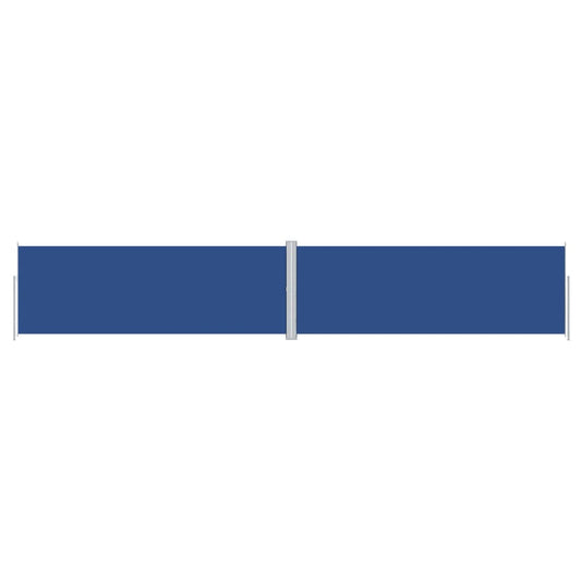 Retractable Side Awning Blue 180x1000 cm Retractable Side Awning Blue 180x1000 cm