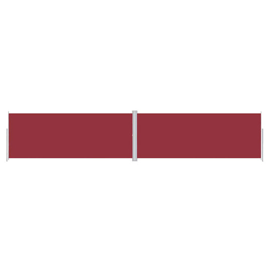 Retractable Side Awning Red 200x1000 cm Retractable Side Awning Red 200x1000 cm