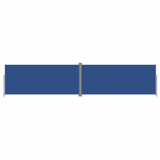 Retractable Side Awning Blue 220x1000 cm Retractable Side Awning Blue 220x1000 cm