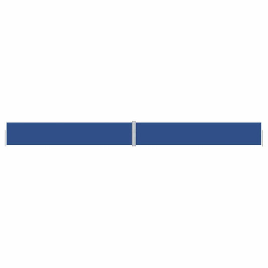 Retractable Side Awning Blue 117x1200 cm Retractable Side Awning Blue 117x1200 cm