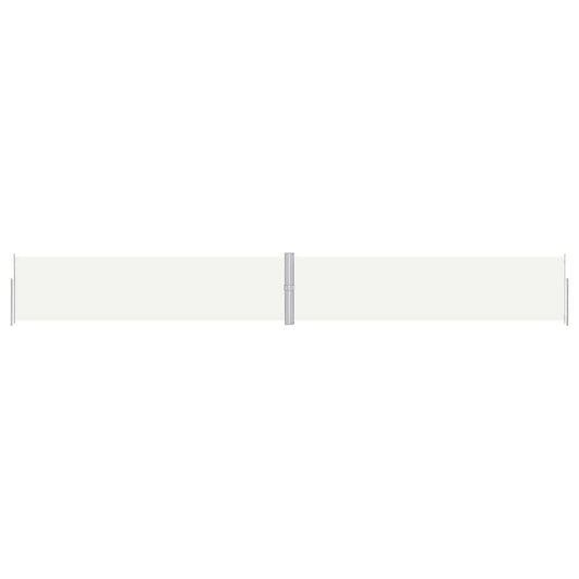Retractable Side Awning Cream 160x1200 cm Retractable Side Awning Cream 160x1200 cm