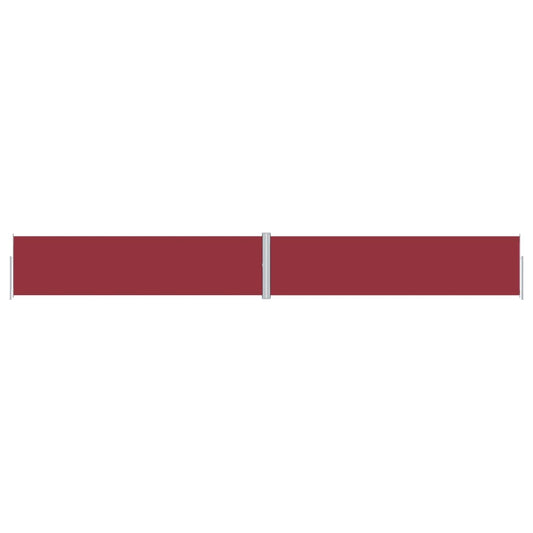 Retractable Side Awning Red 160x1200 cm Retractable Side Awning Red 160x1200 cm