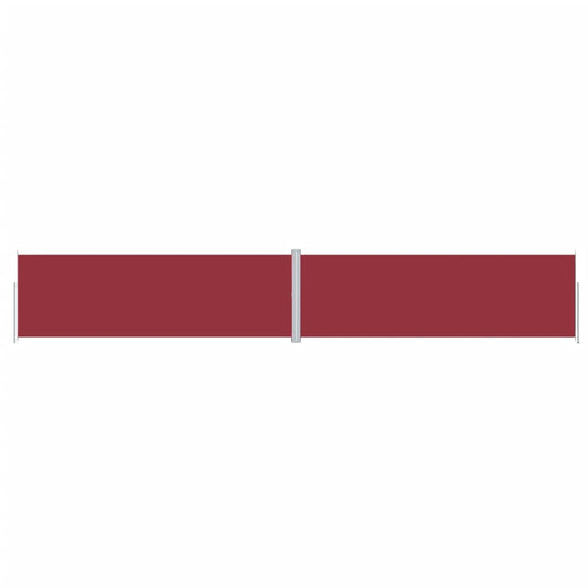 Retractable Side Awning Red 200x1200 cm Retractable Side Awning Red 200x1200 cm