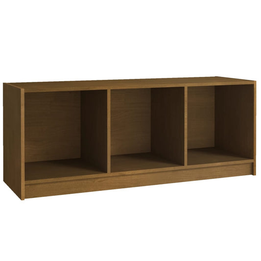 TV Cabinet Honey Brown 104x33x41 cm Solid Pinewood TV Cabinet Honey Brown 104x33x41 cm Solid Pinewood