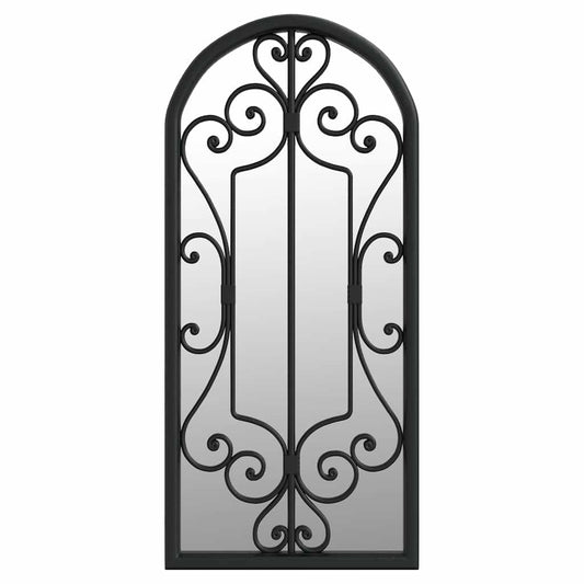 Mirror Black 100x45 cm Iron for Indoor Use Mirror Black 100x45 cm Iron for Indoor Use