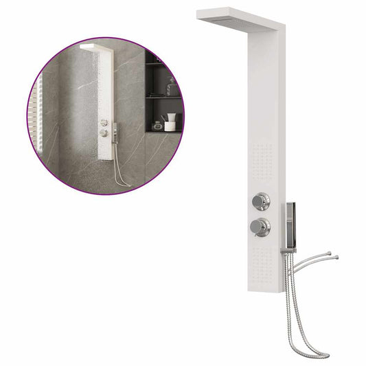 Shower Panel System Aluminium White Shower Panel System Aluminium White