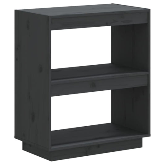 Book Cabinet Grey 60x35x71 cm Solid Wood Pine Book Cabinet Grey 60x35x71 cm Solid Wood Pine