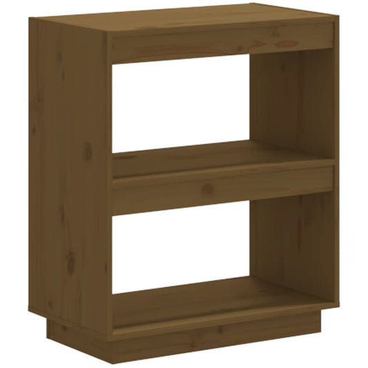 Book Cabinet Honey Brown 60x35x71 cm Solid Wood Pine Book Cabinet Honey Brown 60x35x71 cm Solid Wood Pine