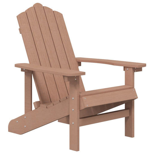 Garden Adirondack Chair HDPE Brown Garden Adirondack Chair HDPE Brown