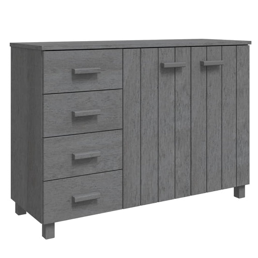 Sideboard HAMAR Dark Grey 113x40x80 cm Solid Wood Pine Sideboard HAMAR Dark Grey 113x40x80 cm Solid Wood Pine