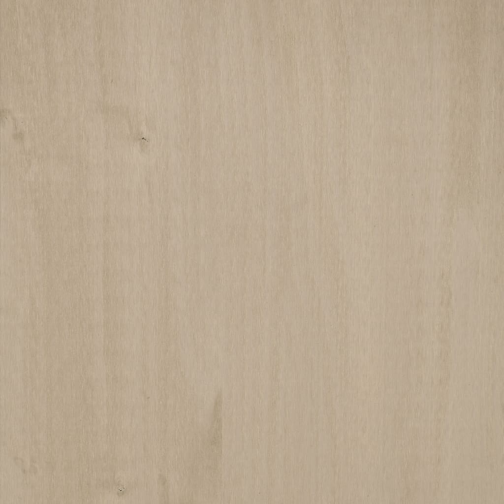 Console Table "HAMAR" Honey Brown 90x35x90 cm Solid Wood Pine