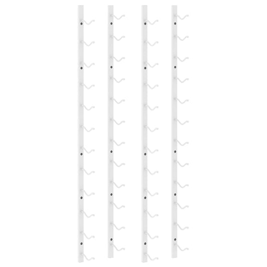 340881 vidaXL Wall Mounted Wine Rack for 12 Bottles 2 pcs White Iron 340881 vidaXL Wall Mounted Wine Rack for 12 Bottles 2 pcs White Iron