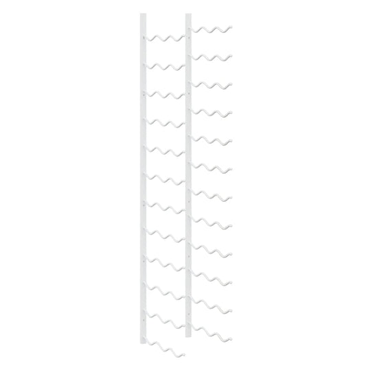 Wall Mounted Wine Rack for 36 Bottles White Iron Wall Mounted Wine Rack for 36 Bottles White Iron