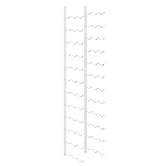 Wall Mounted Wine Rack for 36 Bottles White Iron Wall Mounted Wine Rack for 36 Bottles White Iron