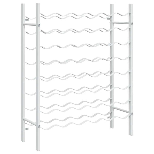 340908 vidaXL Wine Rack for 48 Bottles White Metal 340908 vidaXL Wine Rack for 48 Bottles White Metal