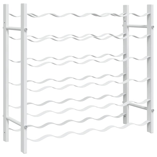 Wine Rack for 36 Bottles White Metal Wine Rack for 36 Bottles White Metal