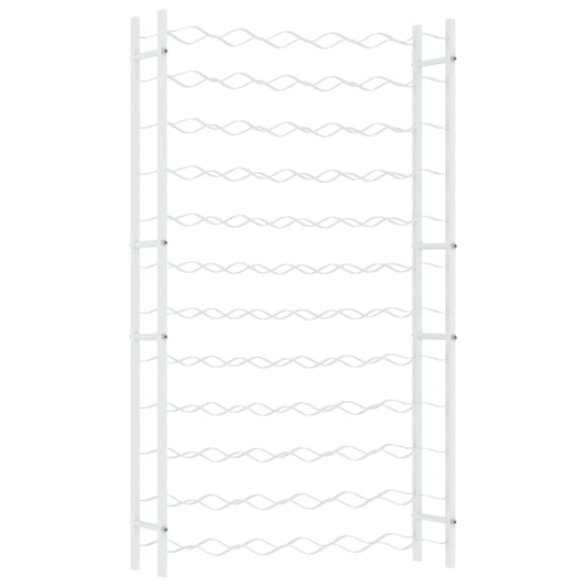 Wine Rack for 72 Bottles White Metal Wine Rack for 72 Bottles White Metal