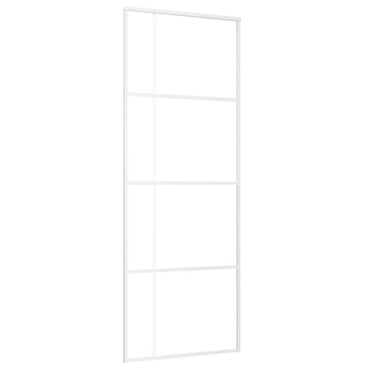 151681 vidaXL Sliding Door Frosted ESG Glass and Aluminium 76x205 cm White 151681 vidaXL Sliding Door Frosted ESG Glass and Aluminium 76x205 cm White