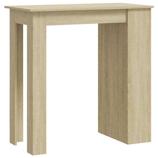 Bar Table with Storage Rack Sonoma Oak 102x50x103.5cm Bar Table with Storage Rack Sonoma Oak 102x50x103.5cm