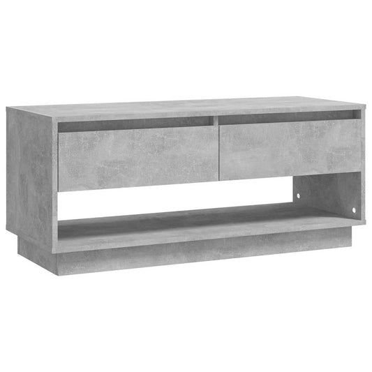 TV Cabinet Concrete Grey 102x41x44 cm Engineered Wood TV Cabinet Concrete Grey 102x41x44 cm Engineered Wood