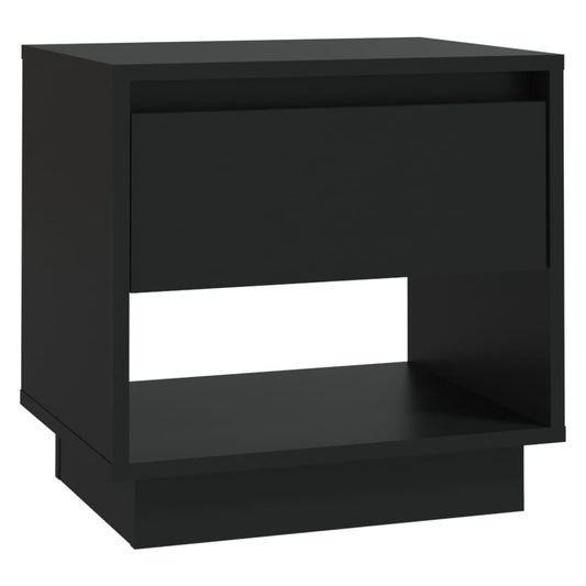 Bedside Cabinet | Black | Engineered wood Bedside Cabinet | Black | Engineered wood