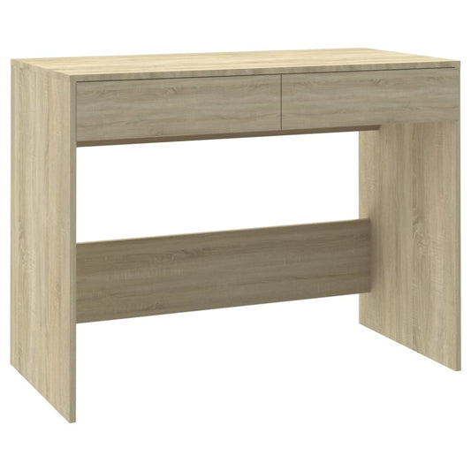 Desk Sonoma Oak 101x50x76.5 cm Engineered Wood Desk Sonoma Oak 101x50x76.5 cm Engineered Wood