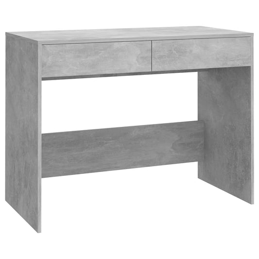 Desk Concrete Grey 101x50x76.5 cm Engineered Wood Desk Concrete Grey 101x50x76.5 cm Engineered Wood