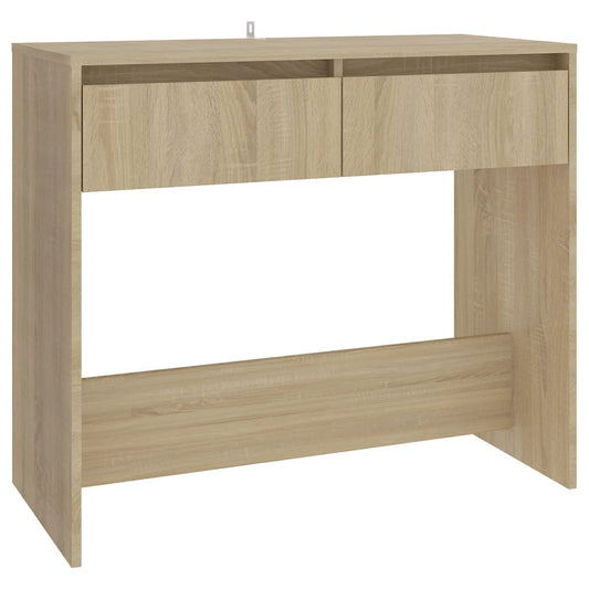 Console Table Sonoma Oak 89x41x76.5 cm Steel Console Table Sonoma Oak 89x41x76.5 cm Steel