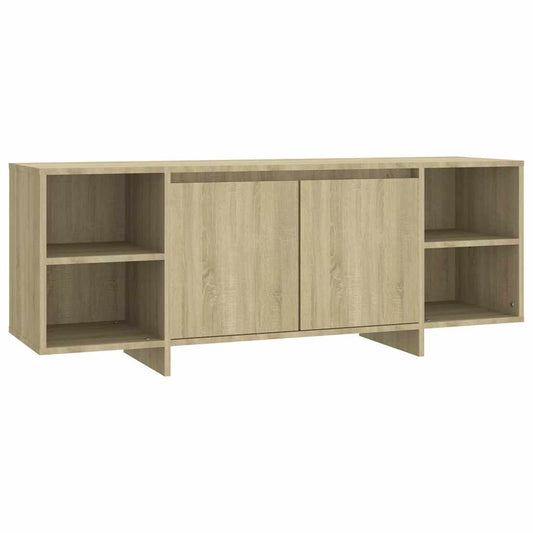 TV Cabinet Sonoma Oak 130x35x50 cm Engineered Wood TV Cabinet Sonoma Oak 130x35x50 cm Engineered Wood