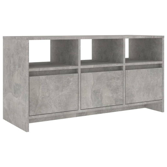 TV Cabinet Concrete Grey 102x37.5x52.5 cm Engineered Wood TV Cabinet Concrete Grey 102x37.5x52.5 cm Engineered Wood