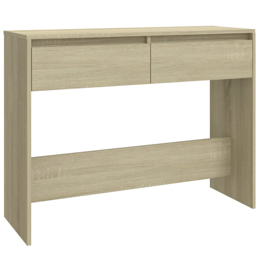 Console Table Sonoma Oak 100x35x76.5 cm Engineered Wood Console Table Sonoma Oak 100x35x76.5 cm Engineered Wood