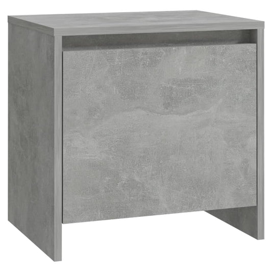 Bedside Cabinet Concrete Grey 45x34x44.5 cm Engineered Wood Bedside Cabinet Concrete Grey 45x34x44.5 cm Engineered Wood