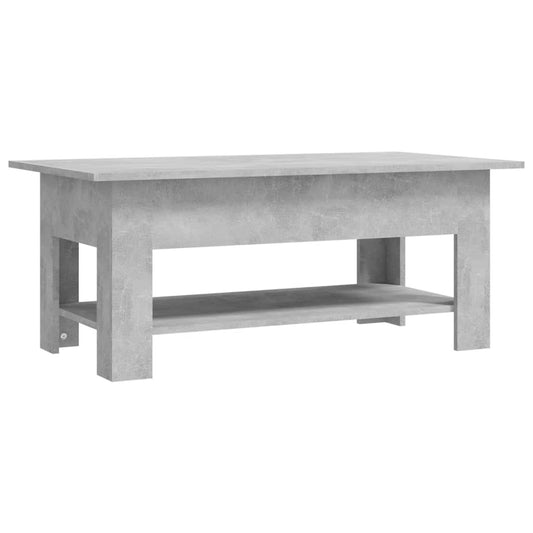 Coffee Table Concrete Grey 102x55x42 cm Engineered Wood Coffee Table Concrete Grey 102x55x42 cm Engineered Wood