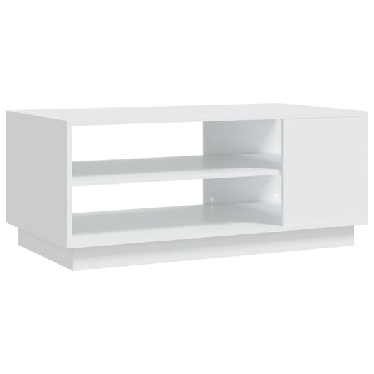 810280 vidaXL Coffee Table White 102x55x43 cm Engineered Wood 810280 vidaXL Coffee Table White 102x55x43 cm Engineered Wood