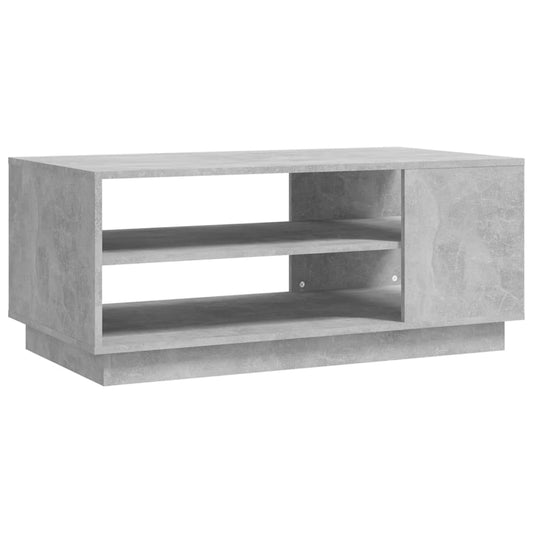 Coffee Table Concrete Grey 102x55x43 cm Engineered Wood Coffee Table Concrete Grey 102x55x43 cm Engineered Wood