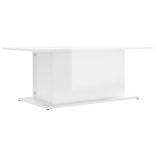 810313 vidaXL Coffee Table High Gloss White 102x55,5x40 cm Engineered Wood 810313 vidaXL Coffee Table High Gloss White 102x55,5x40 cm Engineered Wood