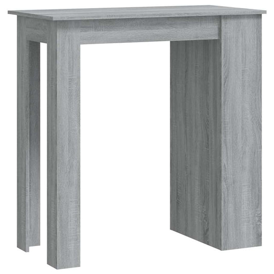 Bar Table with Storage Rack Grey Sonoma 102x50x103.5cm Bar Table with Storage Rack Grey Sonoma 102x50x103.5cm