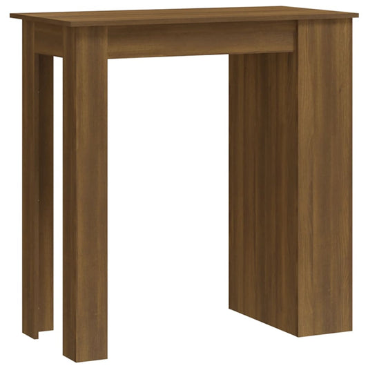 Bar Table with Storage Rack Brown Oak 102x50x103.5 cm Engineered Wood Bar Table with Storage Rack Brown Oak 102x50x103.5 cm Engineered Wood