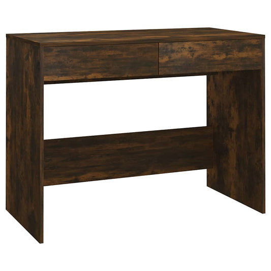 Desk Smoked Oak 101x50x76,5 cm Engineered Wood Desk Smoked Oak 101x50x76,5 cm Engineered Wood