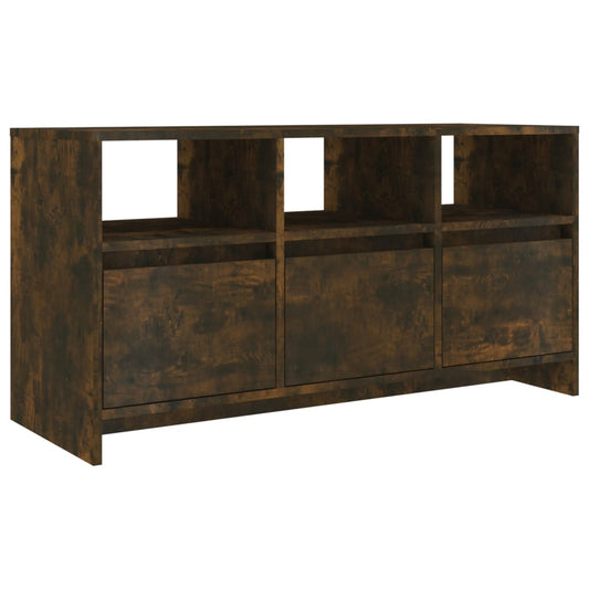 TV Cabinet Smoked Oak 102x37.5x52.5 cm Engineered Wood TV Cabinet Smoked Oak 102x37.5x52.5 cm Engineered Wood