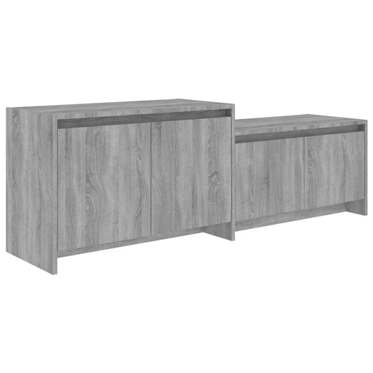 TV Cabinet Grey Sonoma 146.5x35x50 cm Engineered Wood TV Cabinet Grey Sonoma 146.5x35x50 cm Engineered Wood