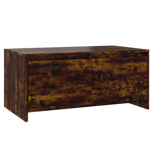 Coffee Table Smoked Oak 90x50x41.5 cm Engineered Wood Coffee Table Smoked Oak 90x50x41.5 cm Engineered Wood