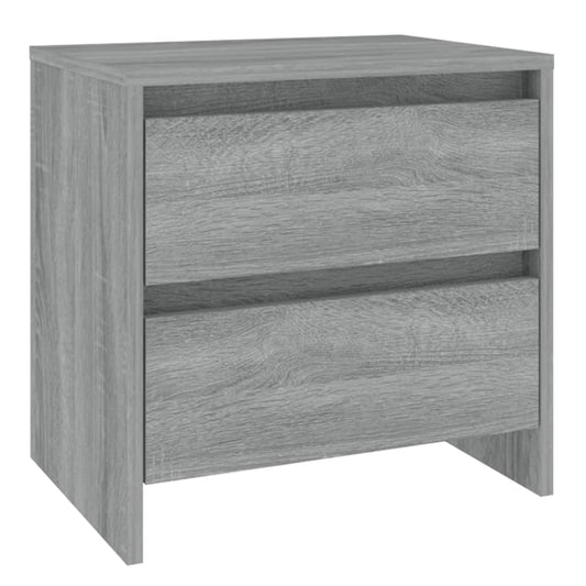 Bedside Cabinet Grey Sonoma 45x34.5x44.5 cm Engineered Wood Bedside Cabinet Grey Sonoma 45x34.5x44.5 cm Engineered Wood
