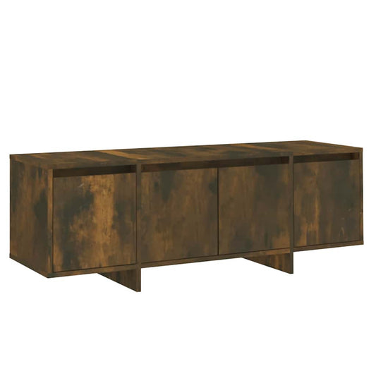 TV Cabinet Smoked Oak 120x30x40,5 cm Engineered Wood TV Cabinet Smoked Oak 120x30x40,5 cm Engineered Wood
