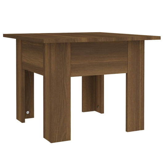 Coffee Table Brown Oak 55x55x42 cm Engineered Wood Coffee Table Brown Oak 55x55x42 cm Engineered Wood