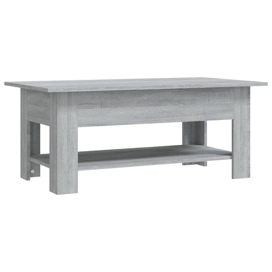 Coffee Table Grey Sonoma 102x55x42 cm Engineered Wood Coffee Table Grey Sonoma 102x55x42 cm Engineered Wood