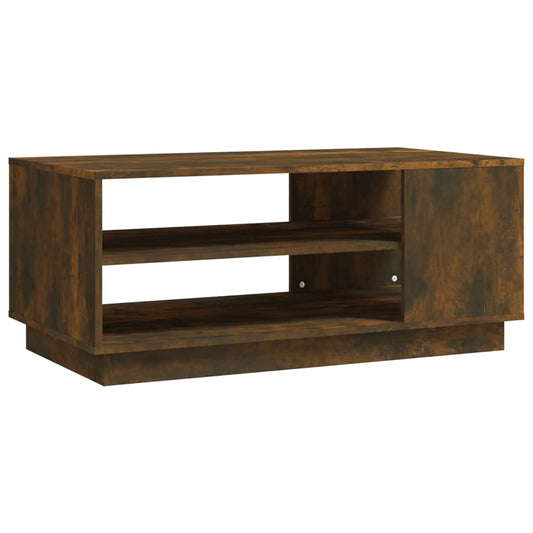 Coffee Table Smoked Oak 102x55x43 cm Engineered Wood Coffee Table Smoked Oak 102x55x43 cm Engineered Wood