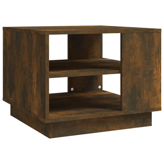 Coffee Table Smoked Oak 55x55x43 cm Engineered Wood Coffee Table Smoked Oak 55x55x43 cm Engineered Wood