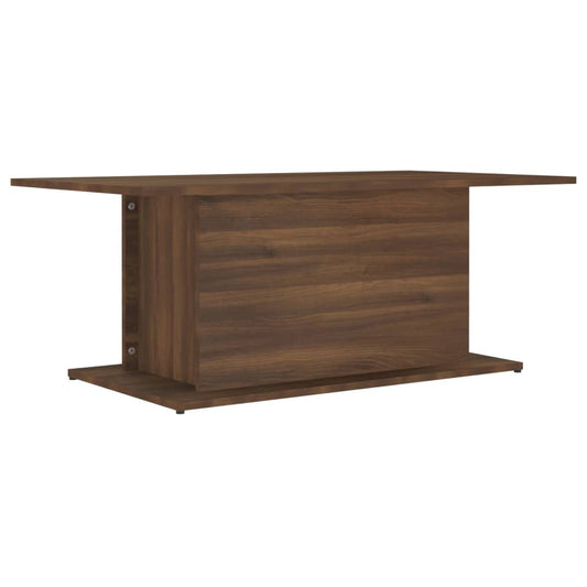 Coffee Table Brown Oak 102x55.5x40 cm Engineered Wood Coffee Table Brown Oak 102x55.5x40 cm Engineered Wood
