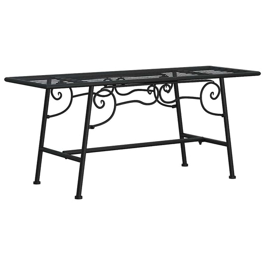 318827 vidaXL Tree Bench 110 cm Black Steel 318827 vidaXL Tree Bench 110 cm Black Steel